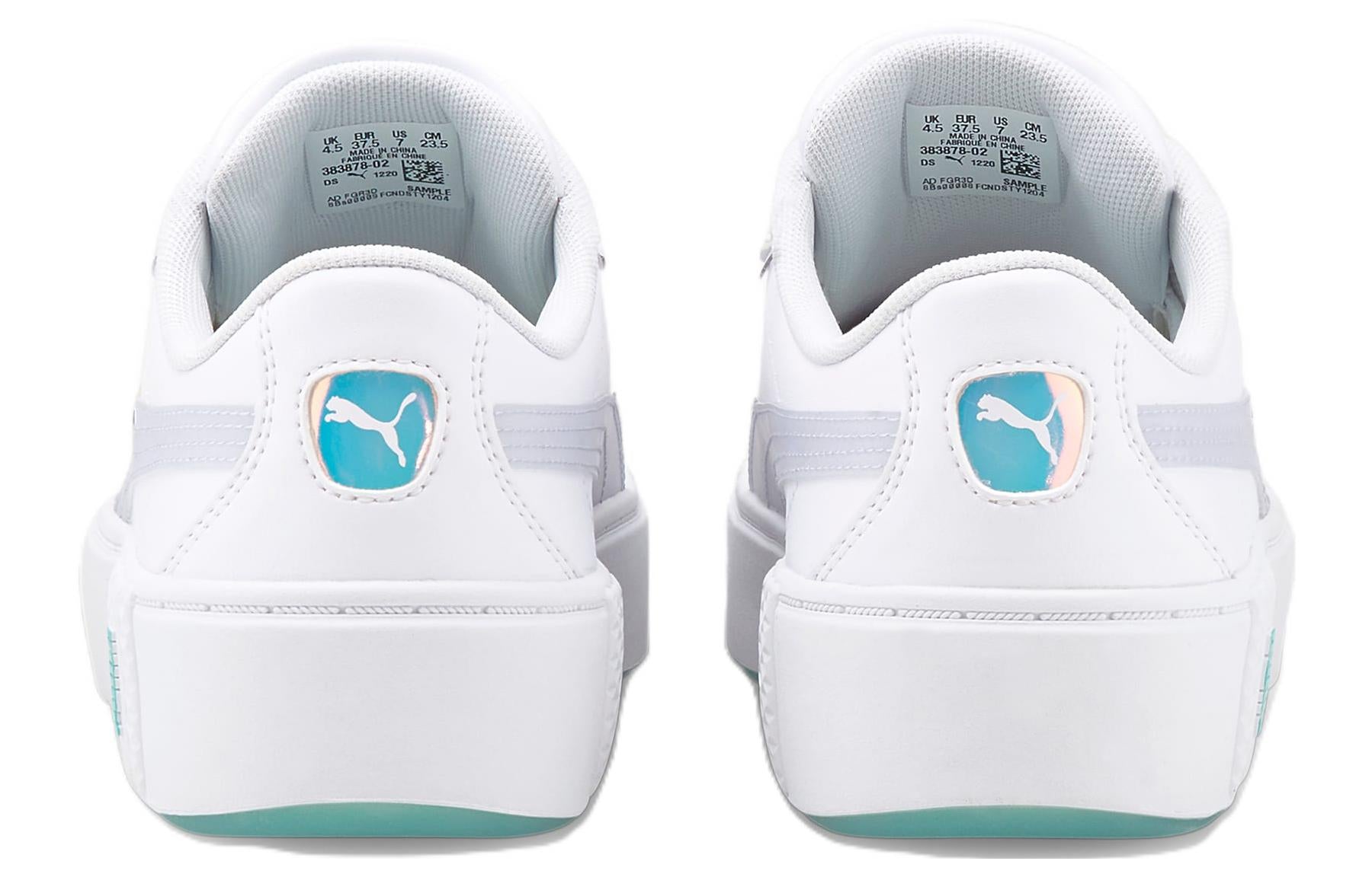 (WMNS) PUMA Smash Platform v2 'Candy - White Arctic Ice' 383878-02
