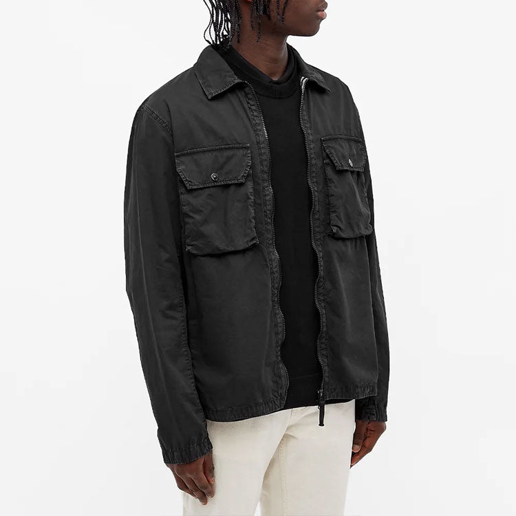 STONE ISLAND 2 Pocket Shirt Jacket 'Black' 7515113WN-V0129