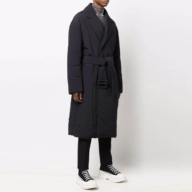 Men's Off-White Loose Fit Black Windbreaker OMER044F21FAB0011000