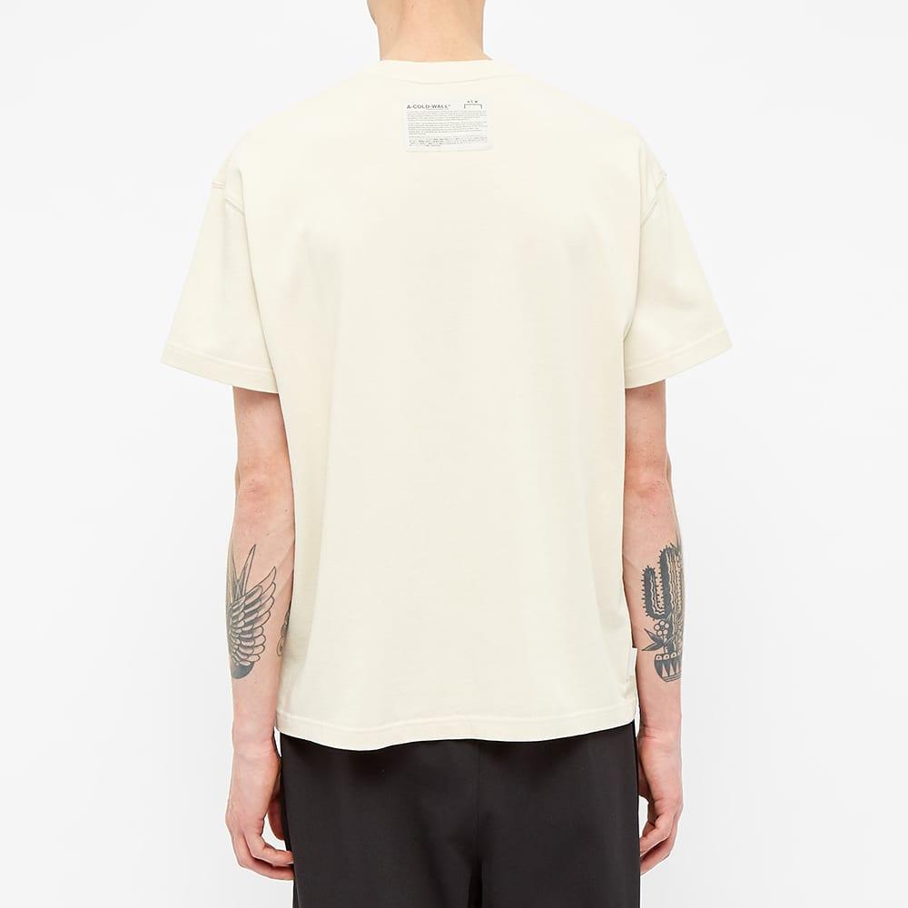 A-COLD-WALL* SS20 Logo Tee Chest Small logo Basic Short Sleeve Unisex Beige ACWMTS001WHL-AL