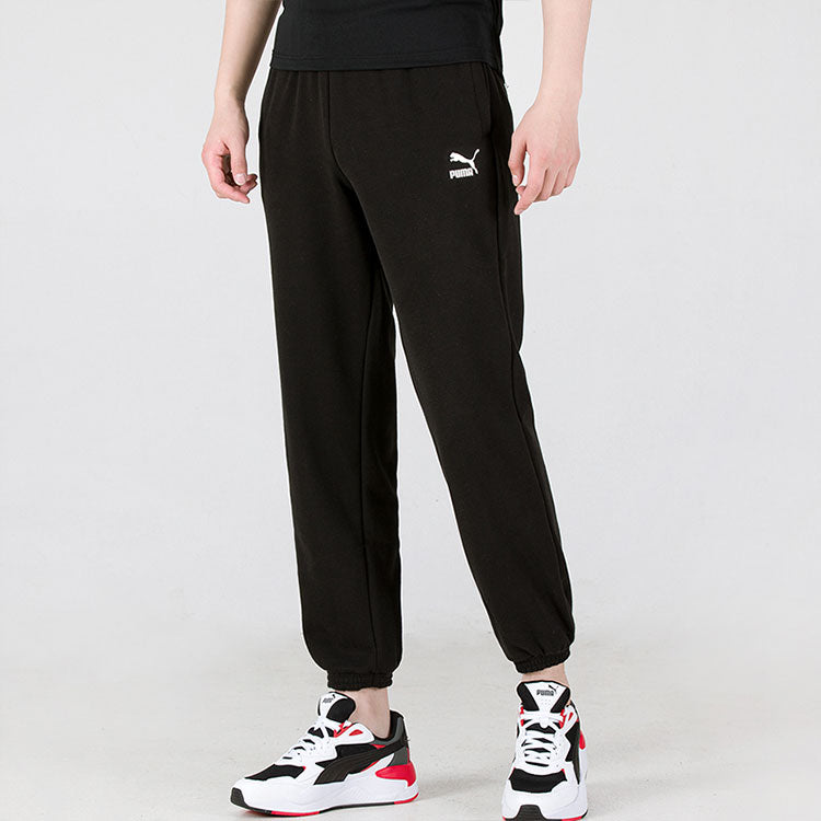 PUMA Logo Classics Pants 'Black' 535261-01