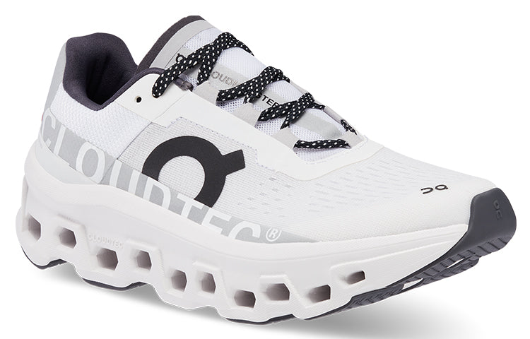 (WMNS) On Running Cloudmonster 'White Black Grey' 61.98433