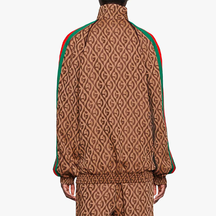(WMNS) Gucci G Rhombus Jacket 'Brown' 596002-XJBUT-2100