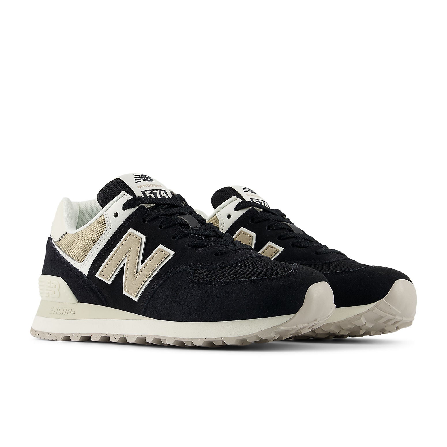 (WMNS) New Balance 574 'Black Elephant Bone' WL574DK2