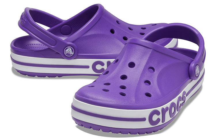 Crocs Bayaband Clog Wear-Resistant Cozy Beach Sports Unisex Purple Sandals 205089-520