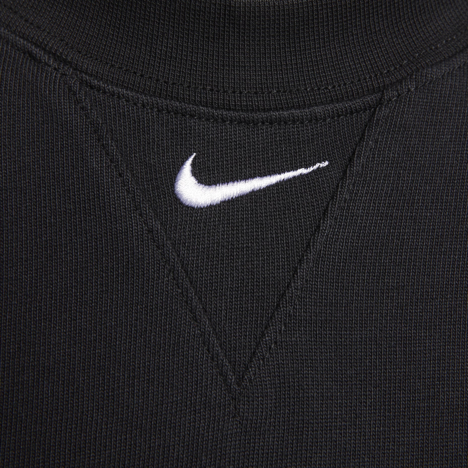 Nike Solo Swoosh Heavyweight Short Sleeve Tee 'Black' FB7866-010