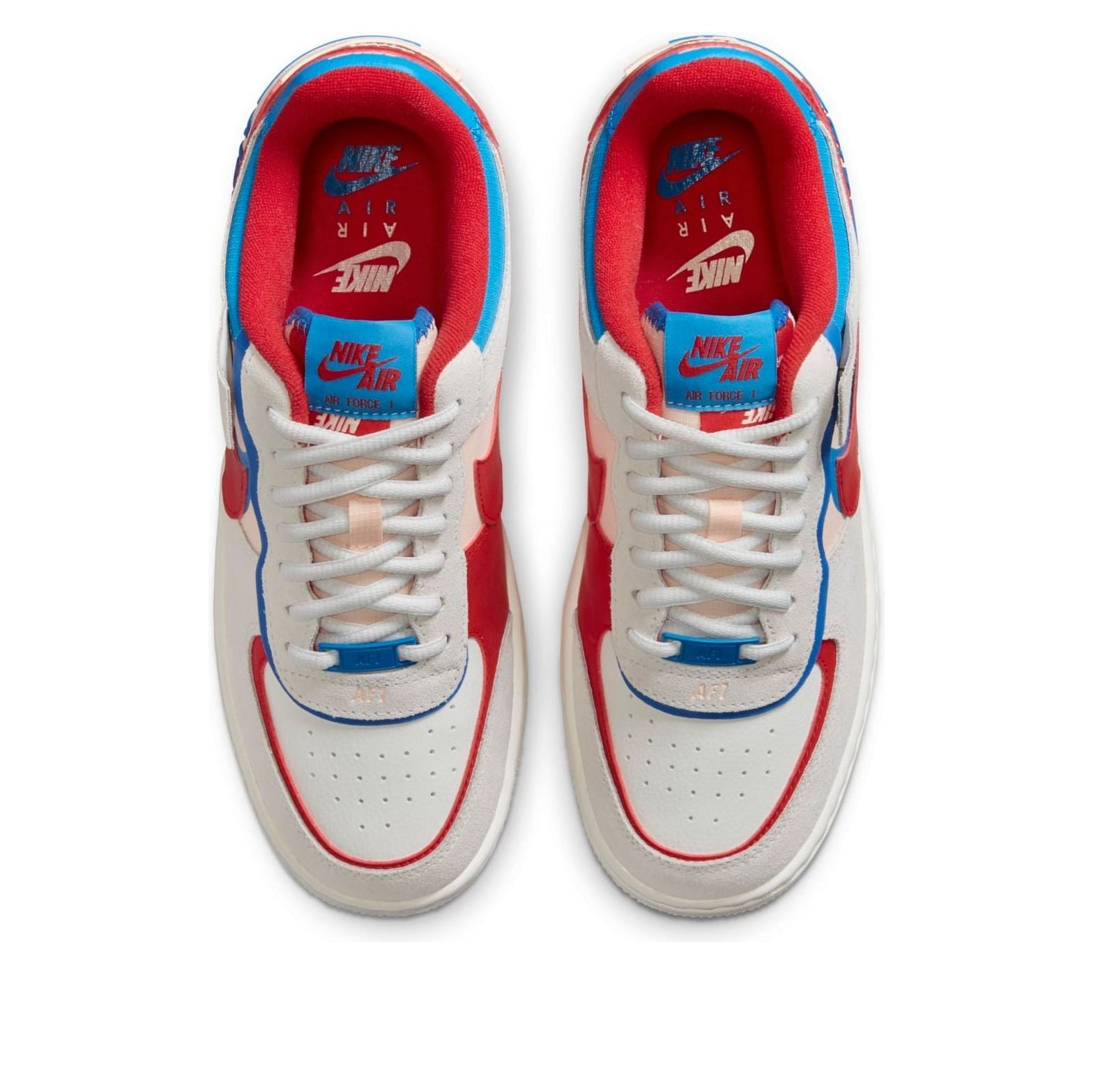 (WMNS) Nike Air Force 1 Shadow 'Sail Royal Red' CU8591-100