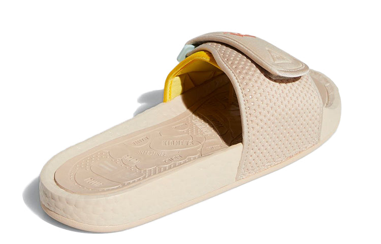 adidas originals Chancletas Hu Slippers Brown/Yellow FZ2231