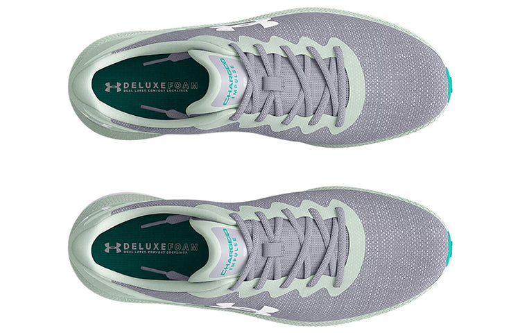 (WMNS) Under Armour Charged Impulse 2 Knit 'Mod Grey Sea Mist' 3024886-103
