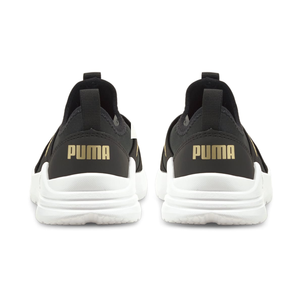 (PS) PUMA Wired Run Slip-On 'Black Team Gold' 381994-02