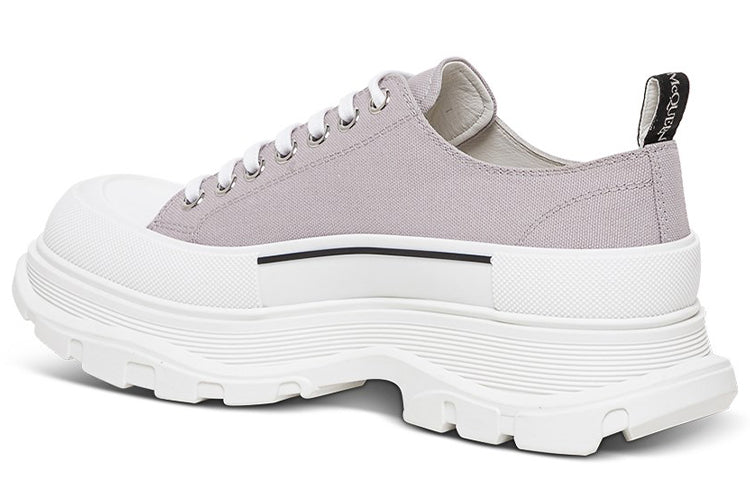 Alexander McQueen Tread Slick Canvas Sneakers 'Lilac White' 604257W4MV21331