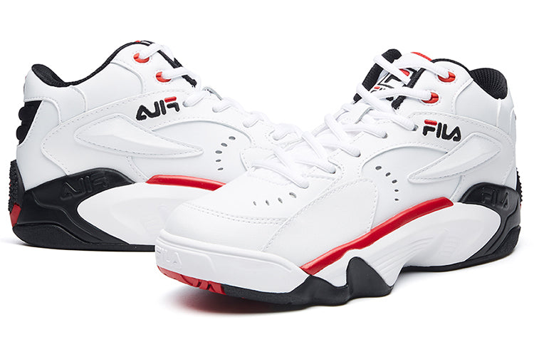 (WMNS) FILA Janball Mid retro White/Black/Red F12W041216FWB