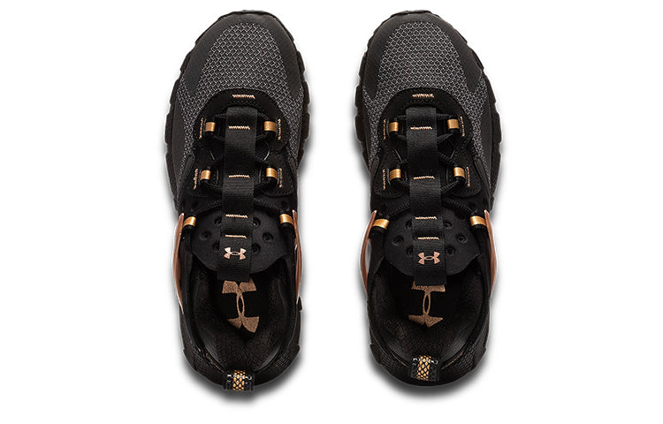 (WMNS) Under Armour HOVR Mega Mvmnt NM 'Black Gold' 3023874-001