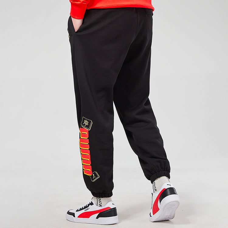 PUMA YOTOX Sweatpants 'Black Red' 531296-01