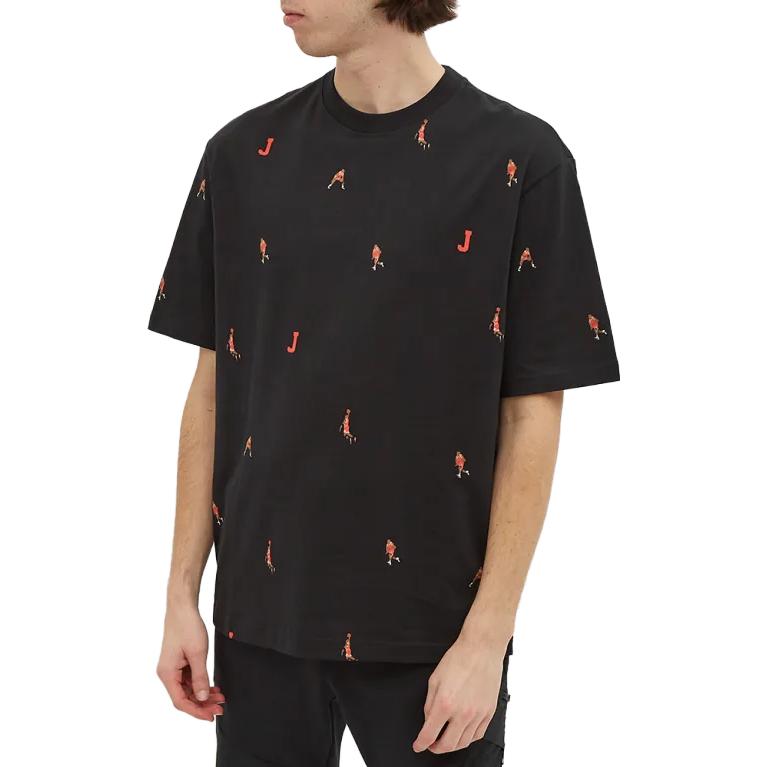 Air Jordan Allover Jumpman T-Shirt 'Holiday-Black'  DC9795-010