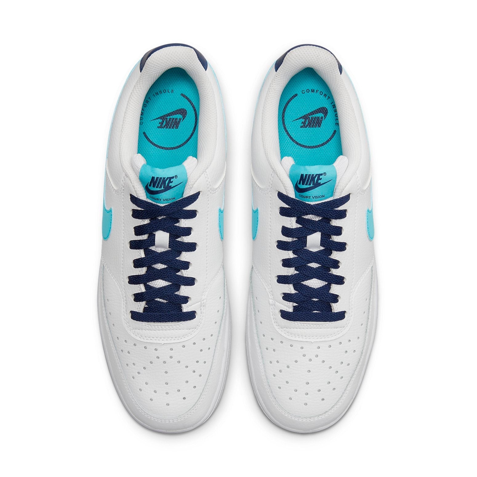 Nike Court Vision Low 'White Turquoise Blue' DM1187-100