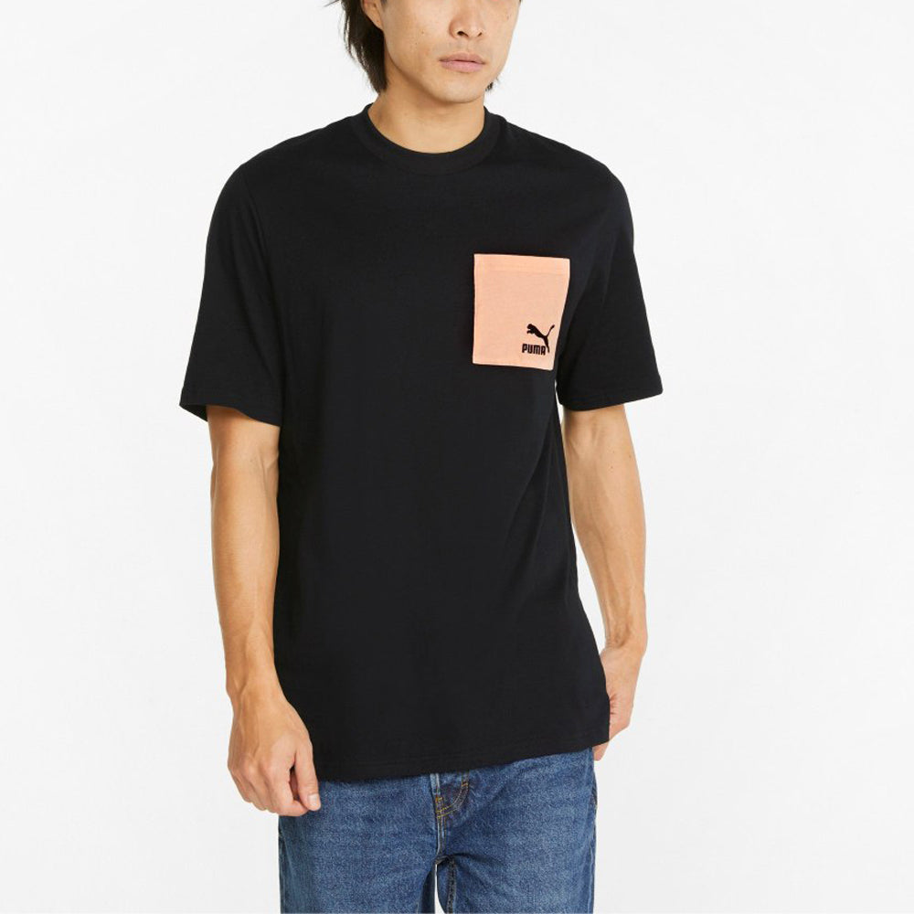 PUMA Nature Camp Pocket T-Shirt 'Black' 536938-01