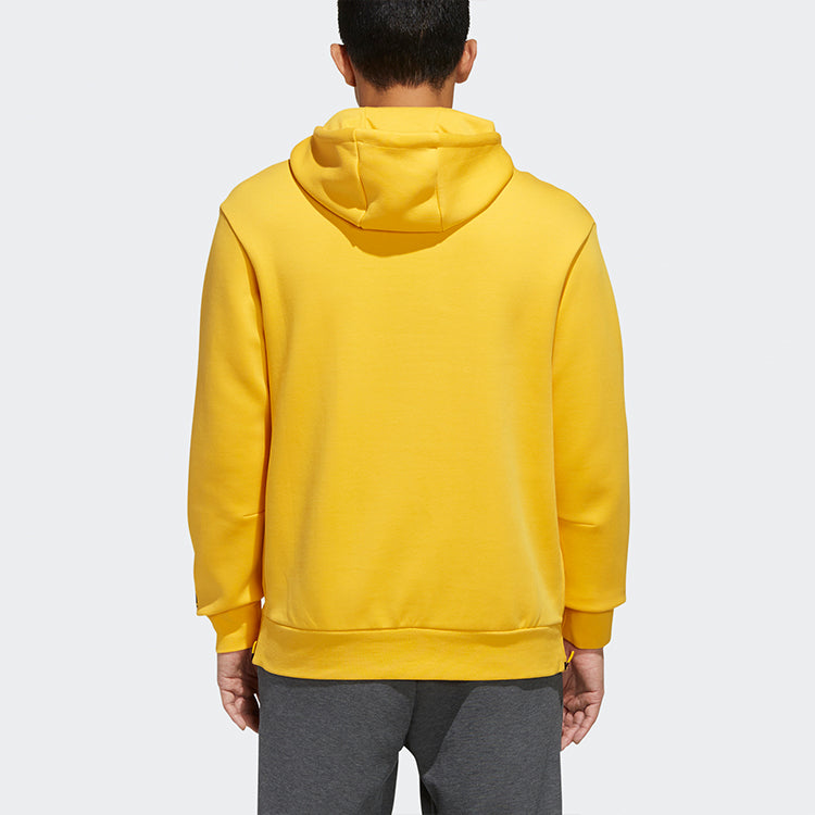 adidas 02 HS Casual Sports Hooded Sweater Men Gold EH3780