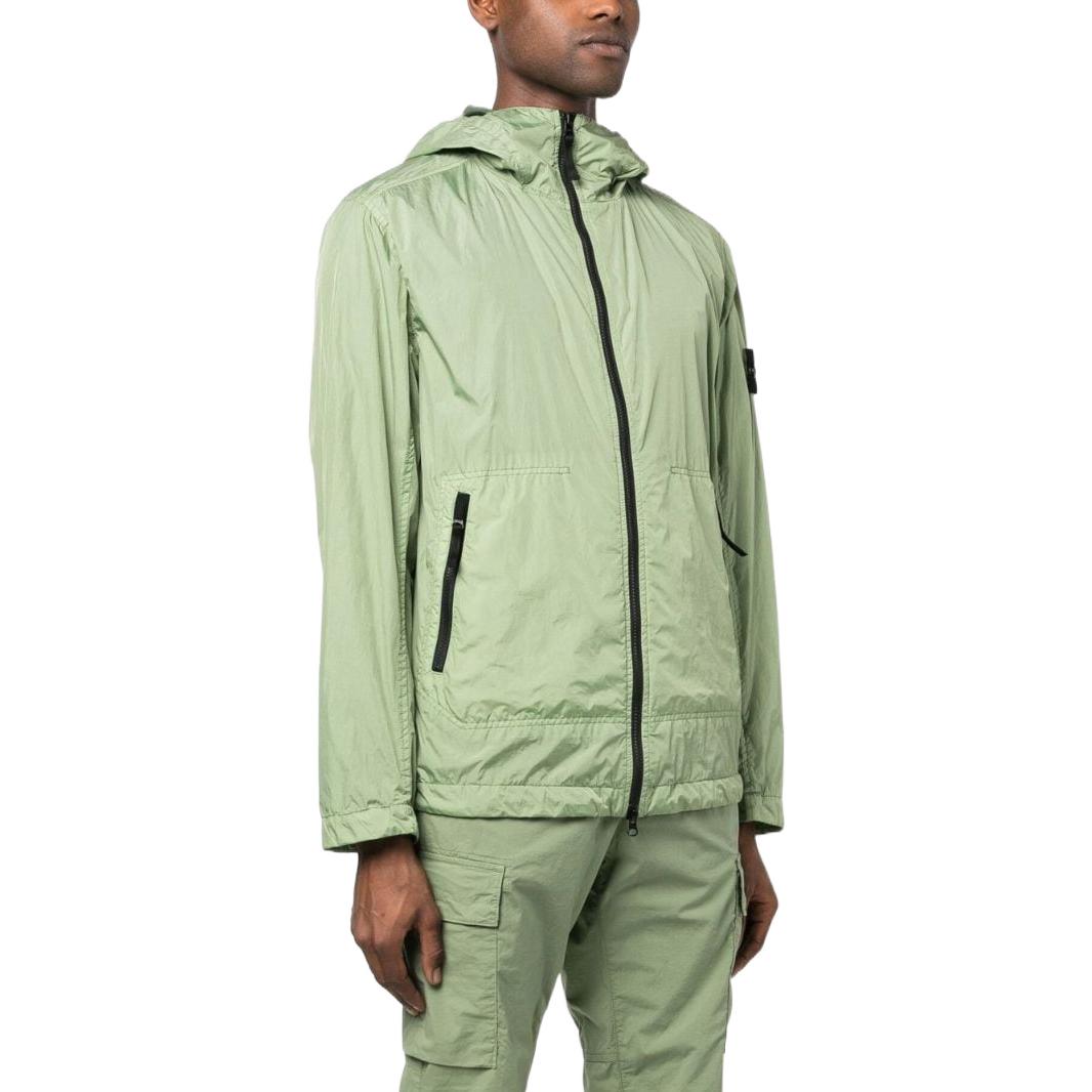 STONE ISLAND Crinkle Reps Hooded Jacket 'Sage' 781540522-V0055