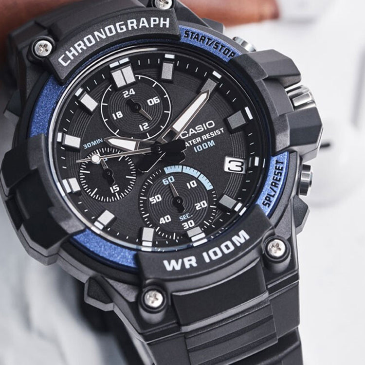 CASIO Classical Sports Waterproof Men Mens Black Analog MCW-110H-2A