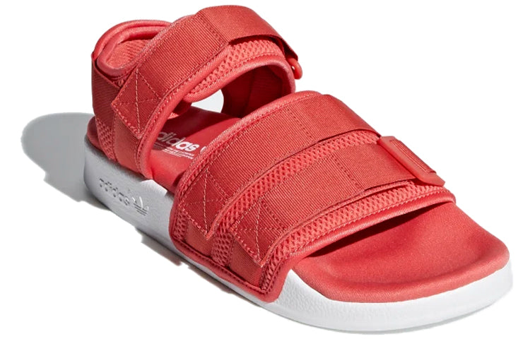 (WMNS) adidas originals Adilette Sandal 2.0 'Red' AQ1126
