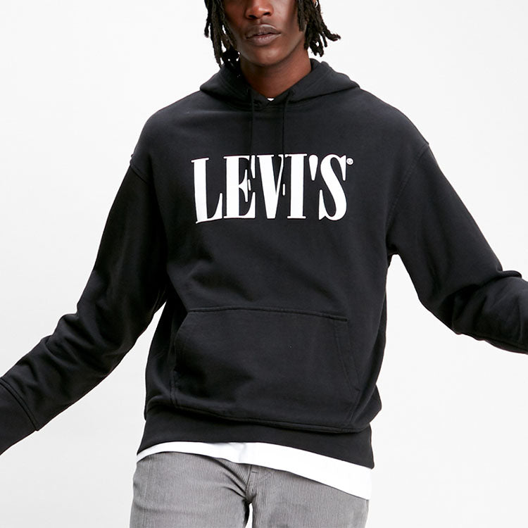 Men's Levis Alphabet Printing Loose Black 72632-0018