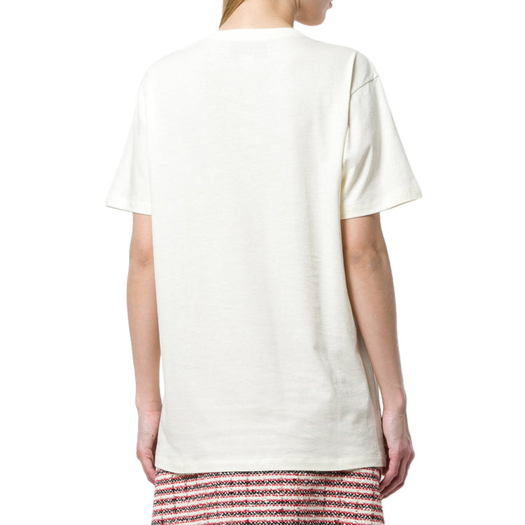 Gucci Alphabet Printing Short Sleeve Creamy White 492347-X3N07-7550