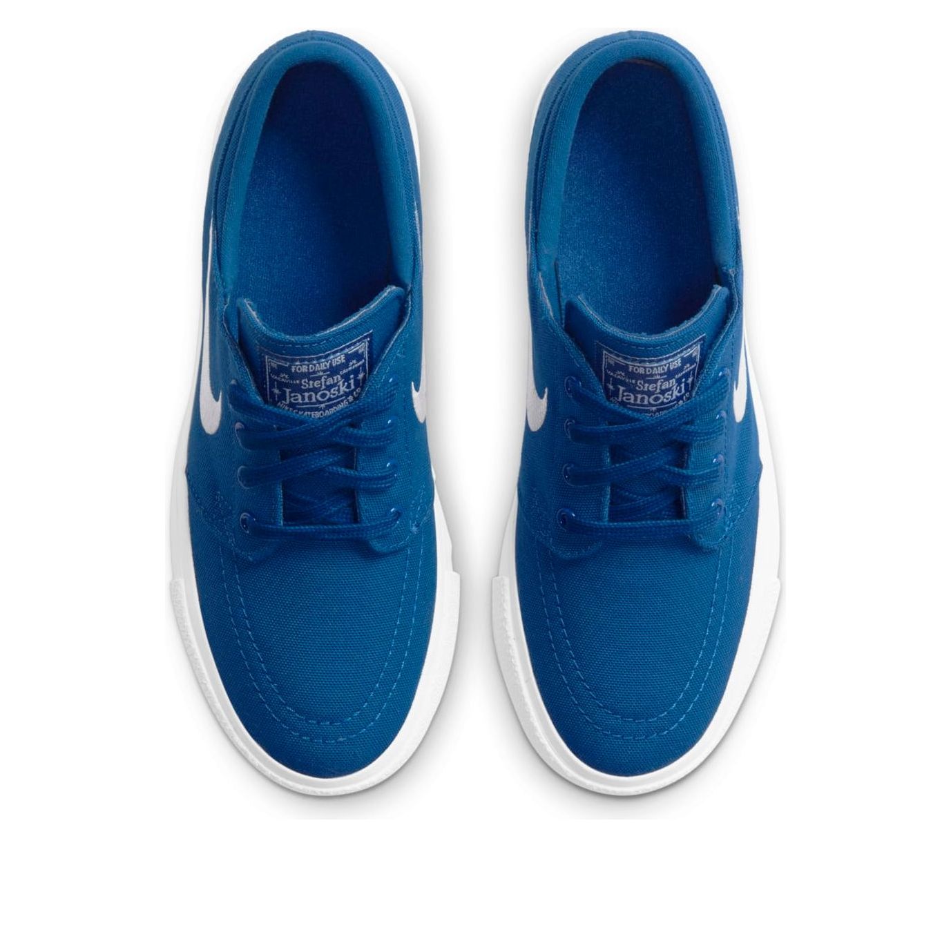 (GS) Nike SB Zoom Stefan Janoski Canvas 'Blue White' 654861-406