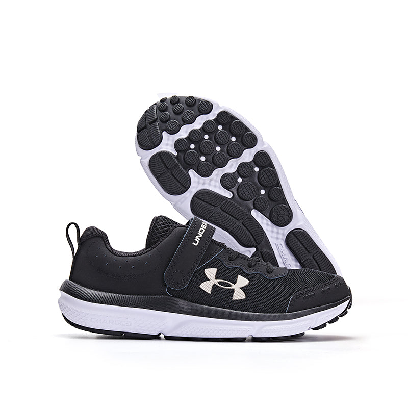 (PS) Under Armour Assert 10 AC 'Black Metallic Gold' 3026190-001