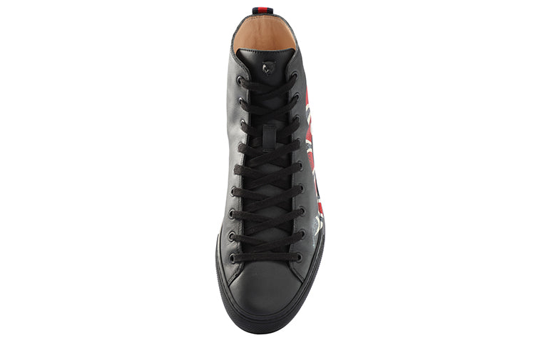 Gucci Leather High Top 'Snake' 473770-AYOV0-1061