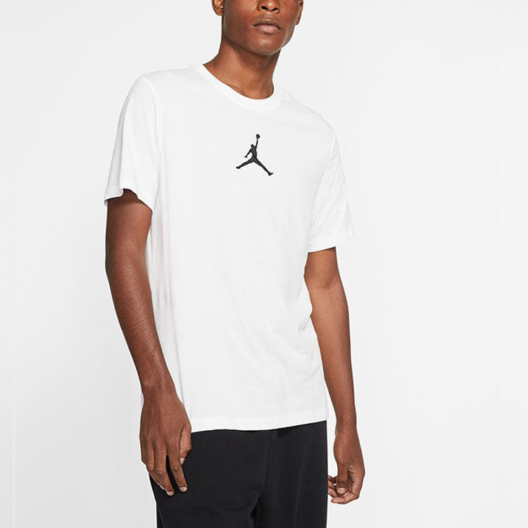 Air Jordan Athleisure Casual Sports Basketball Short Sleeve White BQ6741-100