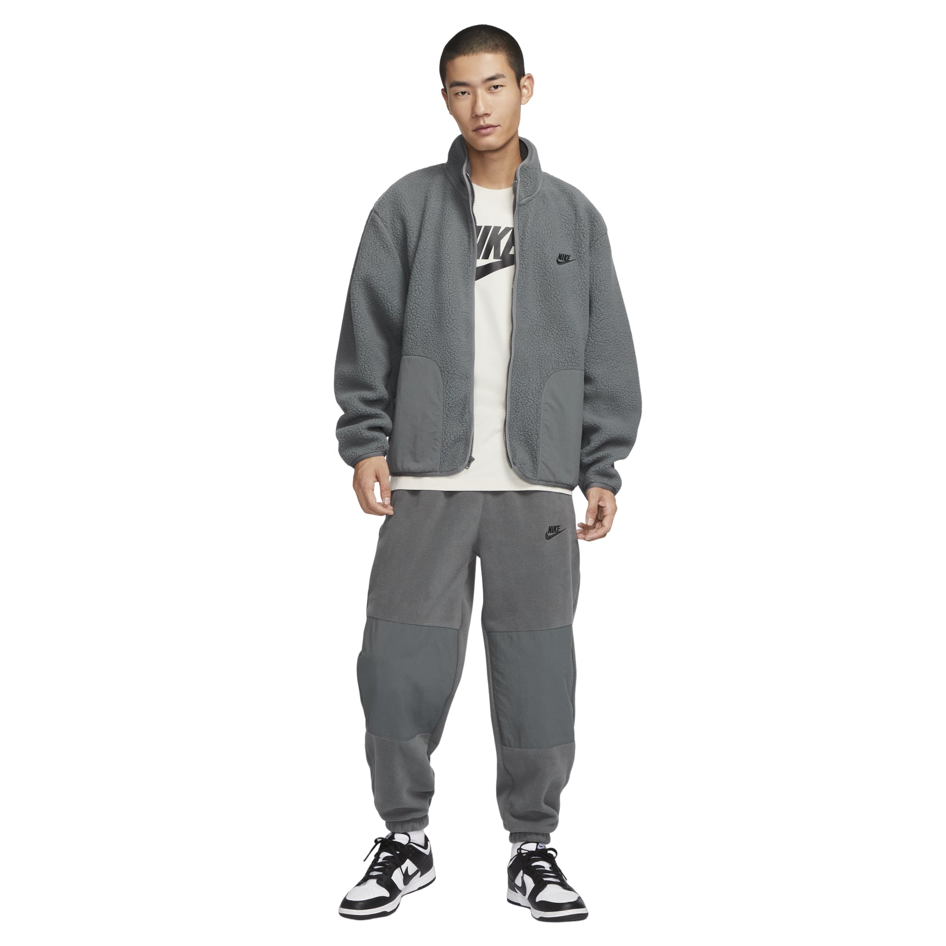 Nike Club Fleece Winterized Jacket 'Iron Grey' FB8387-068