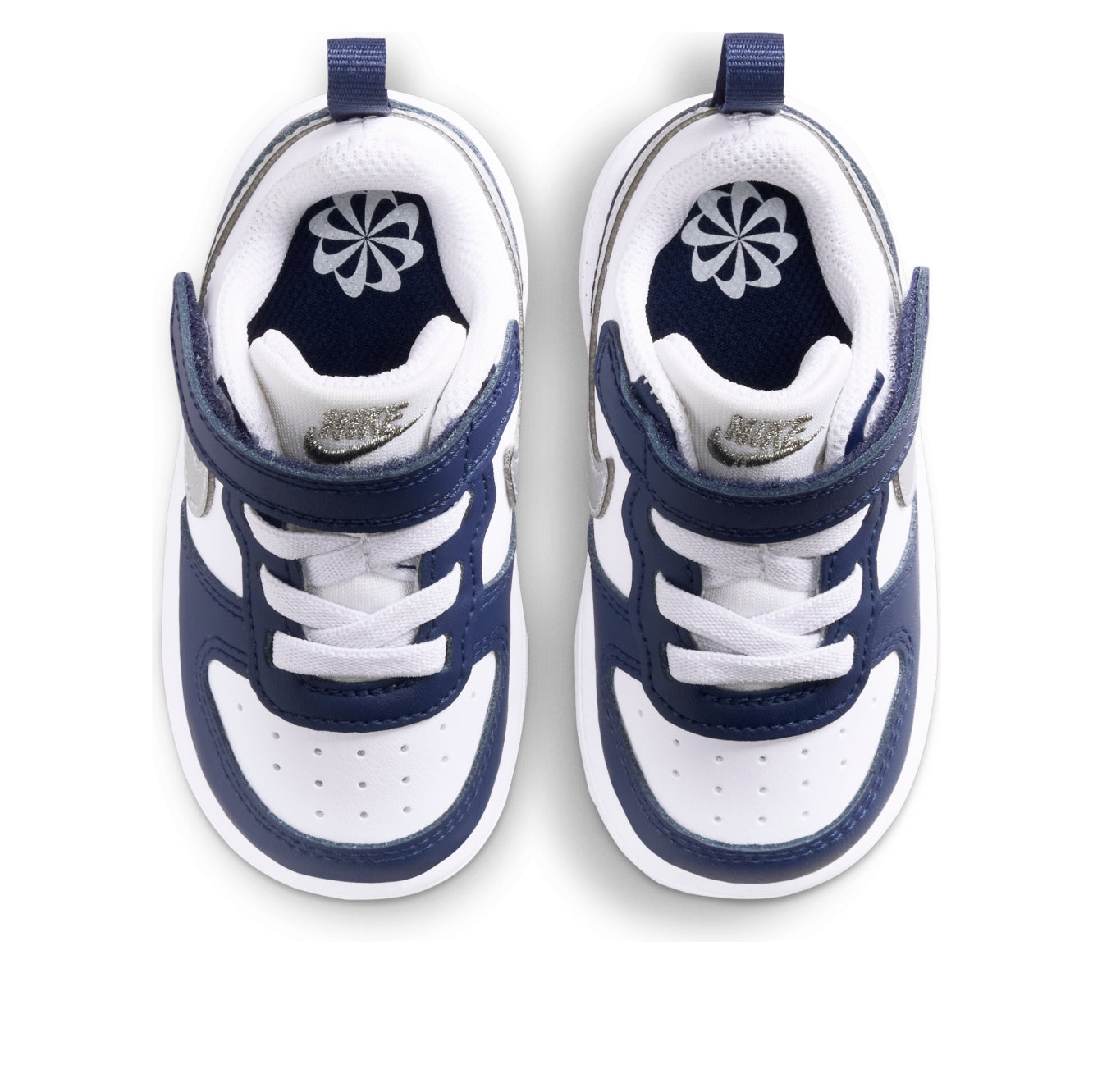 (TD) Nike Court Borough Low Recraft 'White Silver Navy'  DV5458-135
