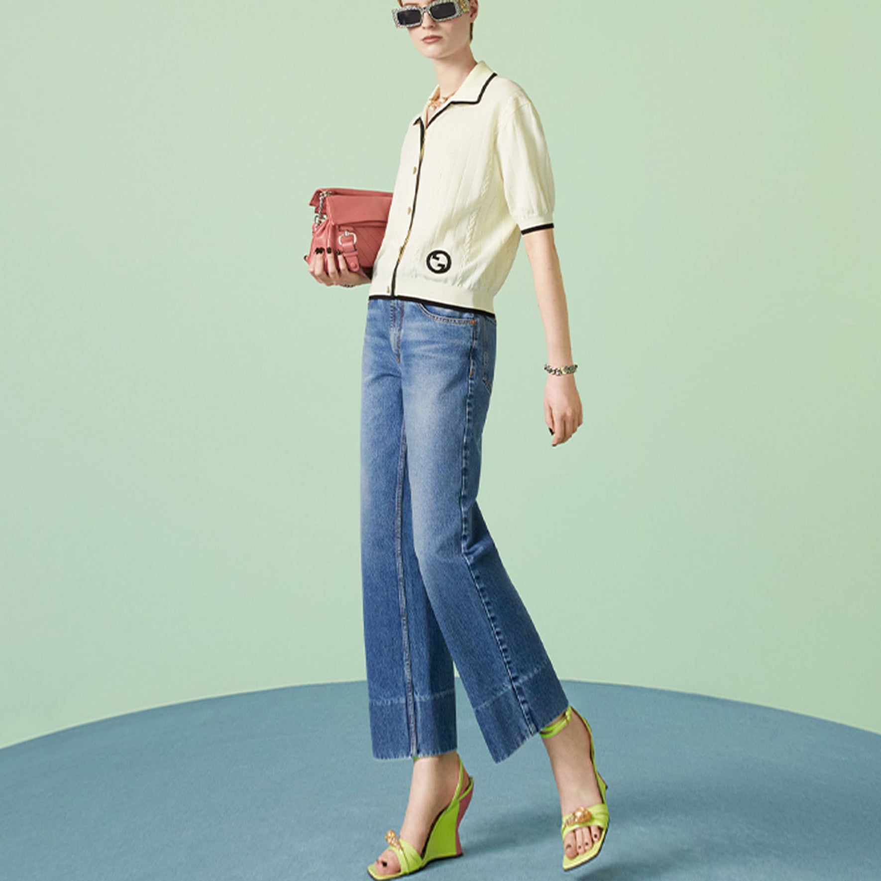 (WMNS) Gucci Cotton cardigan with Interlocking G 'Ivory' 748870-XKDGJ-9207