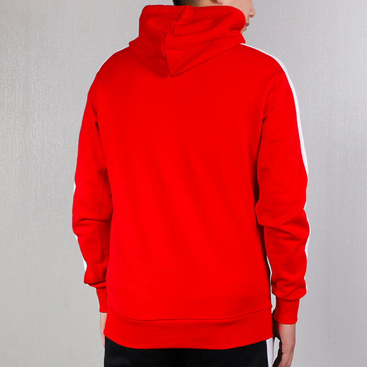 PUMA T7 Hoodie Casual Taped Jumper Hoodie 'Red White' 595922-11