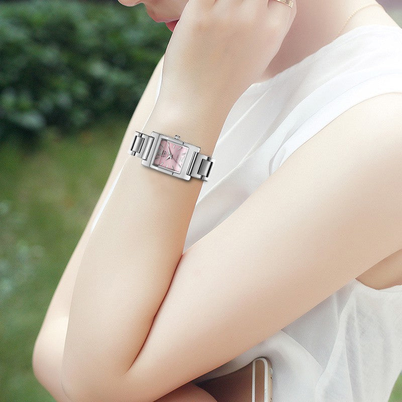 CASIO Stainless Steel Strap Quartz Waterproof Pink Dial Pink Analog LTP-1283D-4A