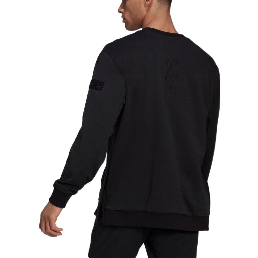 Men's adidas Casual Round Neck Pullover Black HH8114