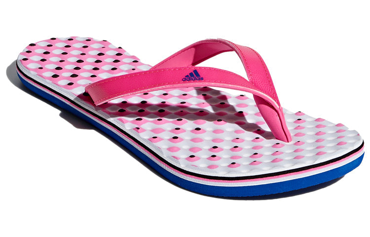 (WMNS) adidas Eesay Flip-Flops Pink Blue Slippers 'Pink Blue' CG3552