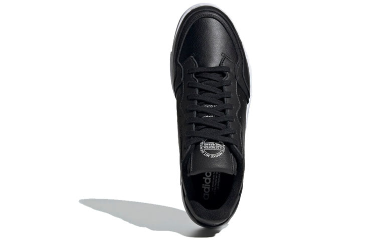 adidas Supercourt 'Core Black White Leather' EE6038