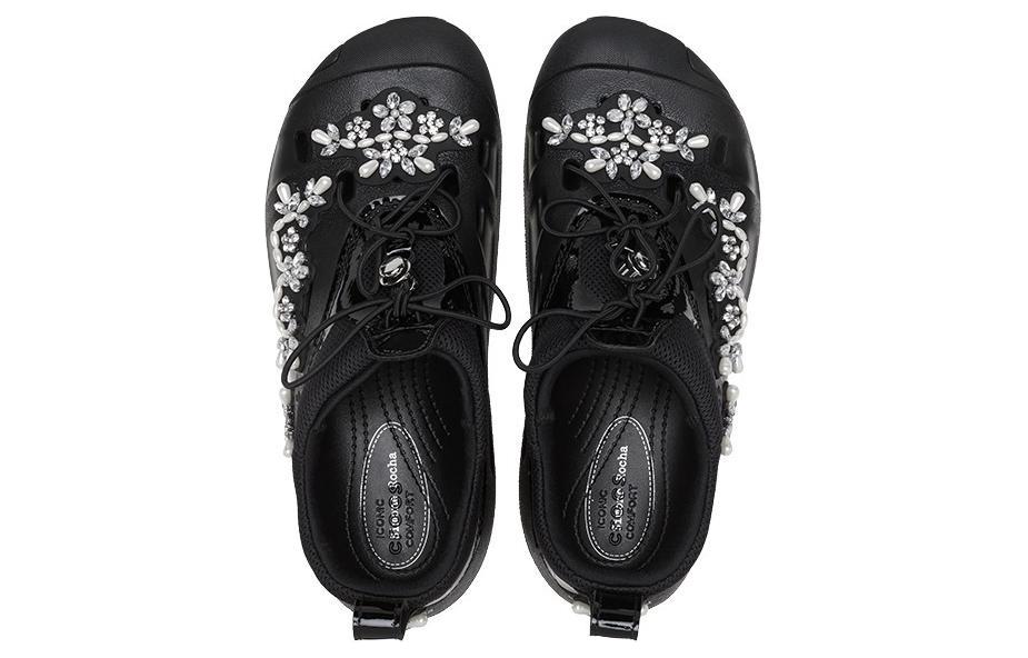 (WMNS) Crocs x Simone Rocha Quick Trail Low 'Black' 209635-001