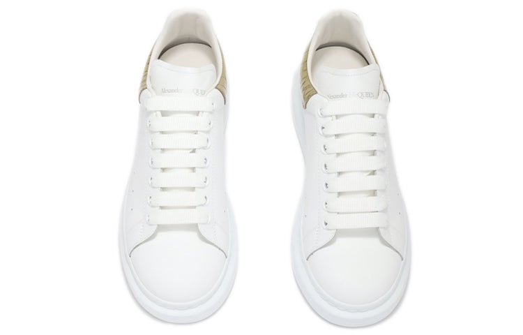 Alexander McQueen Oversized Sneaker 'Gold Crocodile' 625162WHYBQ9075
