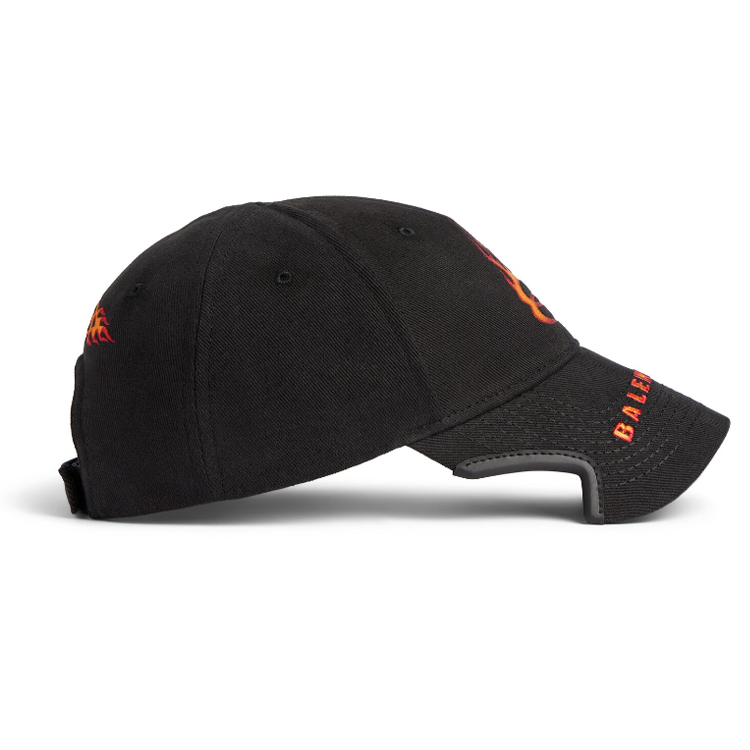 Balenciaga Burning Unity Cap 'Black Orange' 794892410B21076
