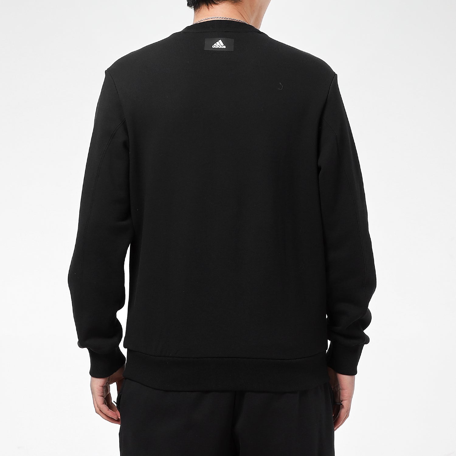 adidas Sportswear Graphic Crew Sweatshirt Black GQ6200