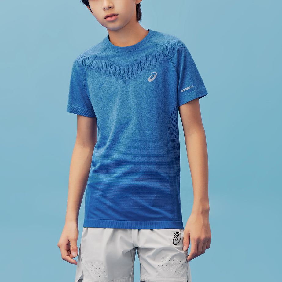 (GS) ASICS Logo T-Shirt 'Blue' 332241173024-1406