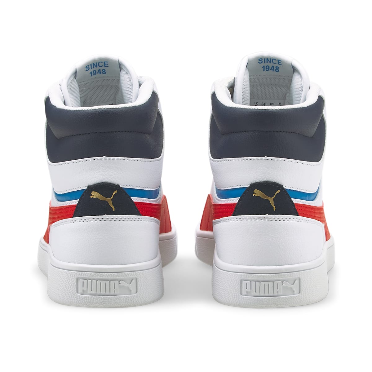 PUMA Shuffle Mid 'White High Risk Red' 380748-03
