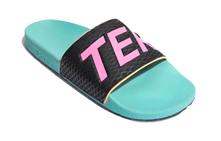 adidas Terrex Adilette Slippers 'Green Black' FX4552