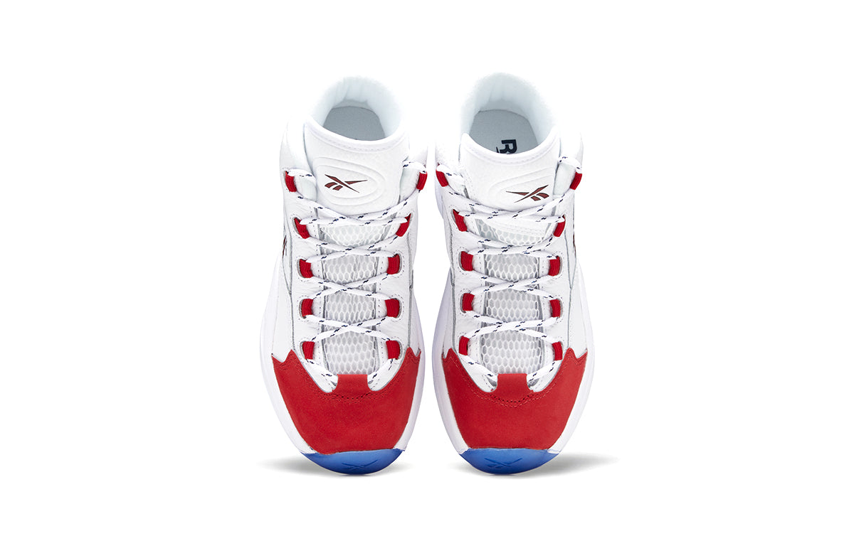 Reebok Question Mid OG Little Kids 'Red Toe' 2020 FY2268