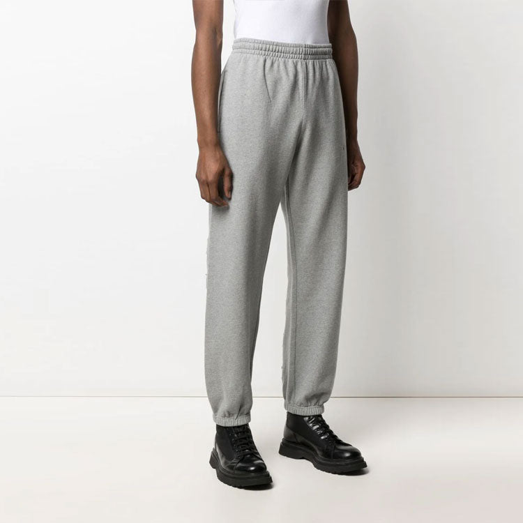 Off-White SS21 Arrow Logo Slim Fit Sports Pants Loose Fit Gray OMCH029S21FLE0030810