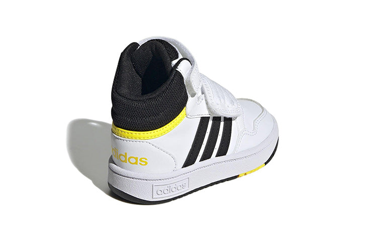 (TD) adidas Hoops MID 3.0 AC I Shoes 'White Black Yellow' GZ1933