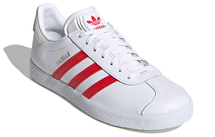 (WMNS) adidas Gazelle 'White Red' FU9909